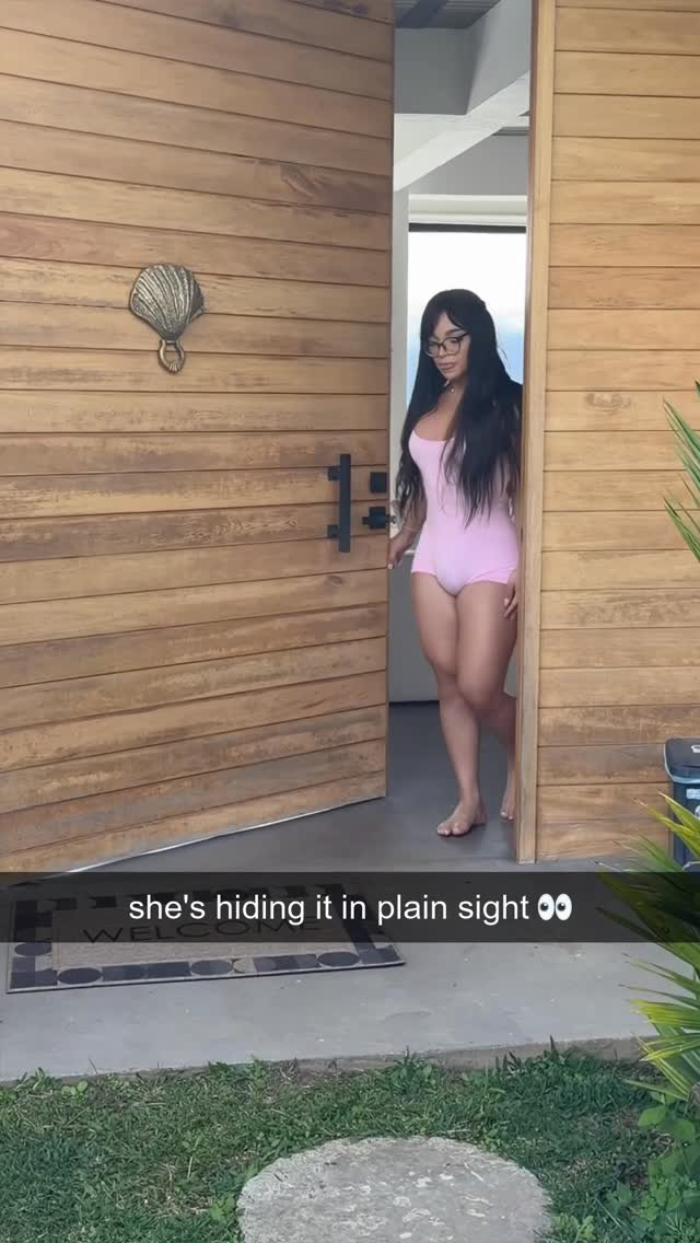 bro she cannot hide it at all